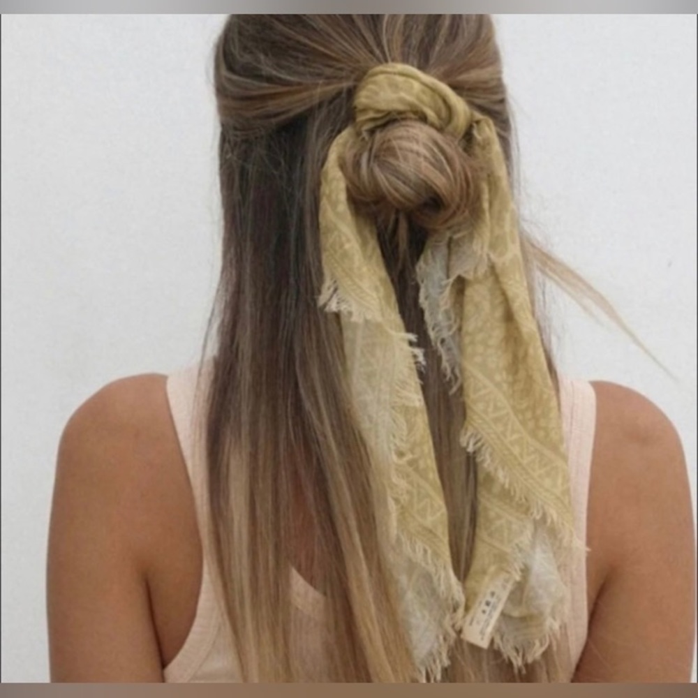 Spell Wild things square head scarf mustard NWT